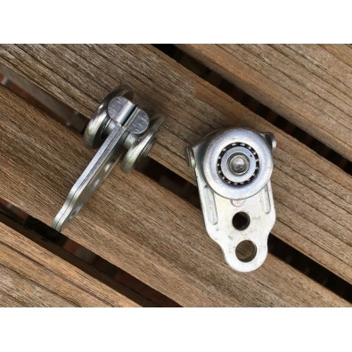 Lot De 4 Roues De Siège Pour Rameur - Diamètre 45 Mm, Hauteur 21 Mm, Alésage 8 Mm, En Nylon Et Acier, Remplacement Roulement