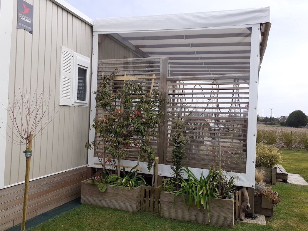 Joue Droite Avec Porte Pour Terrasse Mobil Home Joue gauche de mobilhome | Terrasse de mobilhome