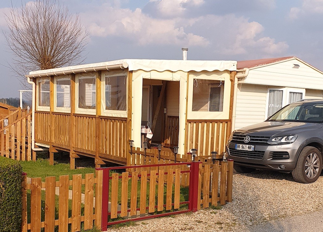Joue Droite Avec Porte Pour Terrasse Mobil Home Joue droite de mobilhome | Terrasse de mobilhome